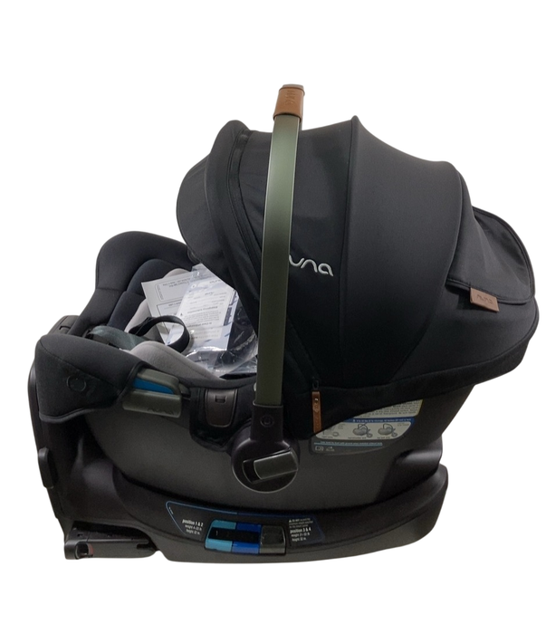 Shop Nuna PIPA rx Infant Car Seat with RELX Base, 2024, Caviar at Goodbuygears