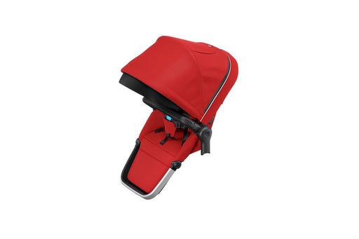 Shop Thule Sleek Sibling Seat, Silver, Energy Red, 2025 at Goodbuygears