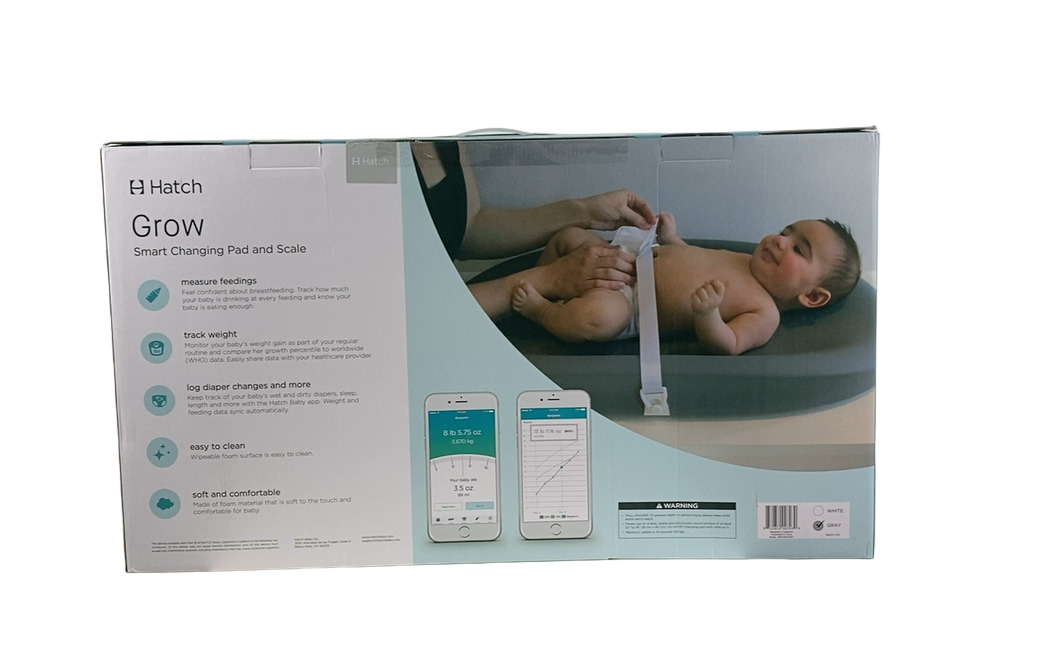 Shop Hatch Grow Smart Changing Pad, Grey at Goodbuygears