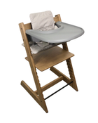 Shop Stokke Tripp Trapp Complete High Chair, 2, Icon Grey, Oak Brown at Goodbuygears