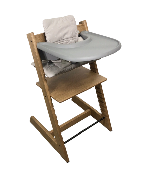 Shop Stokke Tripp Trapp Complete High Chair, 2, Icon Grey, Oak Brown at Goodbuygears