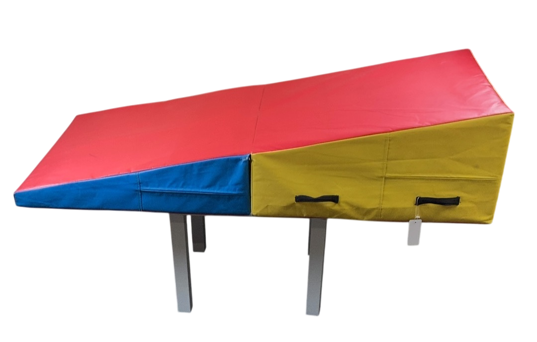 Shop Folding Gym Mat, 64lx14w, Red,Blue,Yellow at Goodbuygears