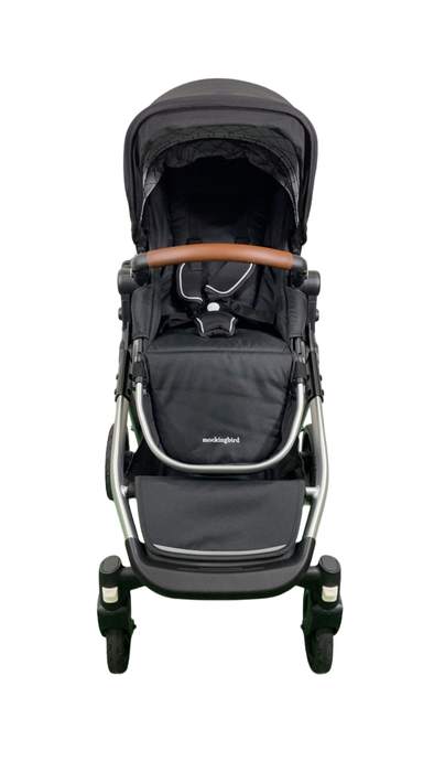 Shop Mockingbird Single to Double 2.0 Stroller, 2024, Black, Silver With Penny Leather, Windowpane at Goodbuygears