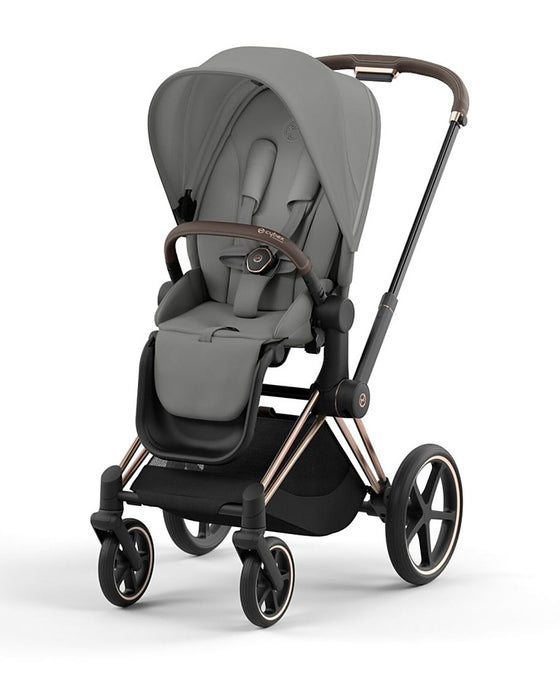 Cybex Priam4 Stroller, 2023, Rose Gold, Mirage Grey