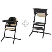 Shop Cybex LEMO 3 in 1 High Chair and Tower Bundle, Sand/Black at Goodbuygears