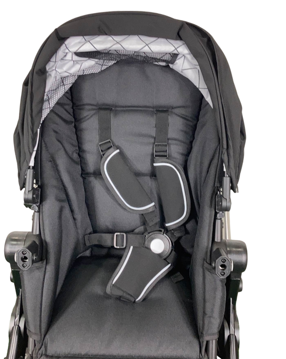 Shop Mockingbird Single to Double 2.0 Stroller, Silver with Penny Leather, Windowpane, Black, 2024 at Goodbuygears