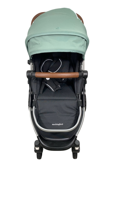 Shop Mockingbird Single 2.0 Stroller, 2025, Sage, Silver With Penny Leather, Windowpane at Goodbuygears