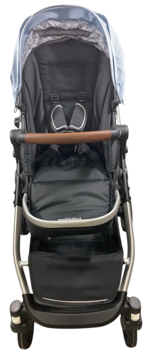 Shop Mockingbird Single to Double 2.0 Stroller, Sky, Windowpane, Silver With Penny Leather, 2025 at Goodbuygears