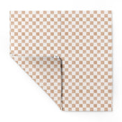 Shop Toki Kids Vegan Leather Mat Standard, Checker Toffee at Goodbuygears