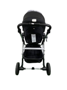 Shop Mockingbird Single to Double 2.0 Stroller, 2024, Silver with Black Leather, Windowpane, Black at Goodbuygears
