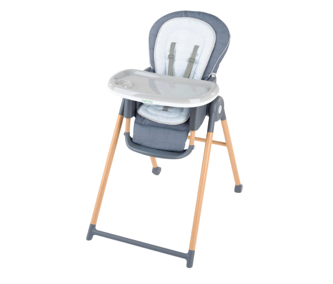 Shop Ingenuity Proper Positioner Deluxe High Chair, Chambray at Goodbuygears