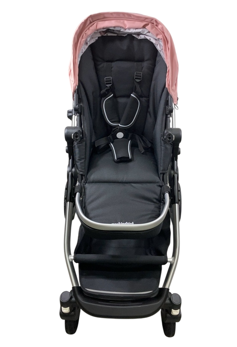 Shop Mockingbird Single to Double 2.0 Stroller, Bloom, Watercolor Drops, Silver With Black Leather, 2024 at Goodbuygears