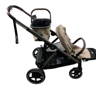 Shop Cybex e-Gazelle S Stroller, 2024, Almond Beige, Black at Goodbuygears