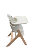 Shop Mockingbird High Chair, 2.0, Natural Beech, White at Goodbuygears