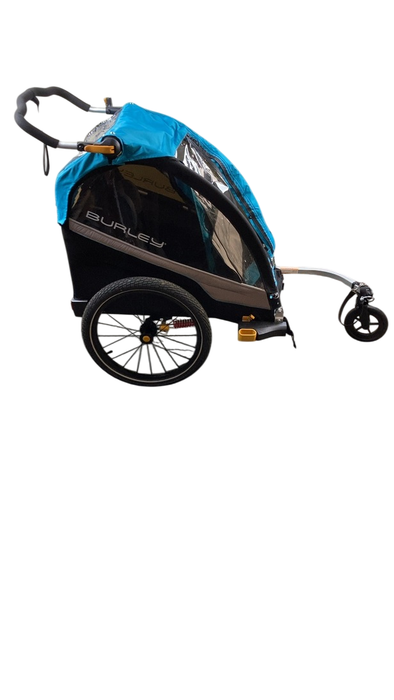 Shop Burley D’Lite X Bicycle Trailer Single, Aqua at Goodbuygears