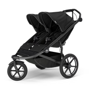 Shop Thule Urban Glide 3 Double Stroller, 2025, Black, Magnetic Harness at Goodbuygears