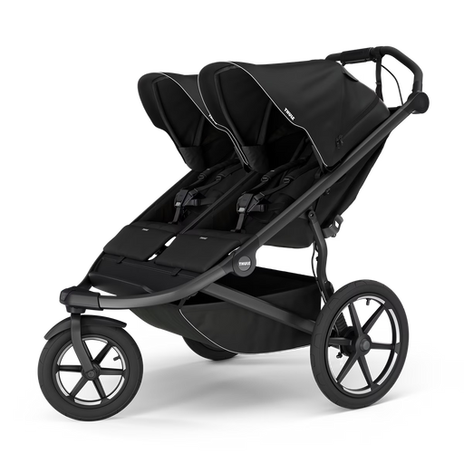 Shop Thule Urban Glide 3 Double Stroller, 2025, Black, Magnetic Harness at Goodbuygears