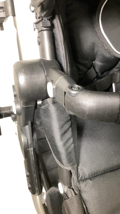 Shop Mockingbird Single to Double 2.0 Stroller, 2024, Black, Silver With Black Leather, Watercolor Drops at Goodbuygears