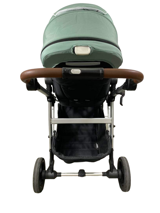 Shop Mockingbird Single to Double 2.0 Stroller, 2024, Silver with Penny Leather, Watercolor Drops, Sage at Goodbuygears