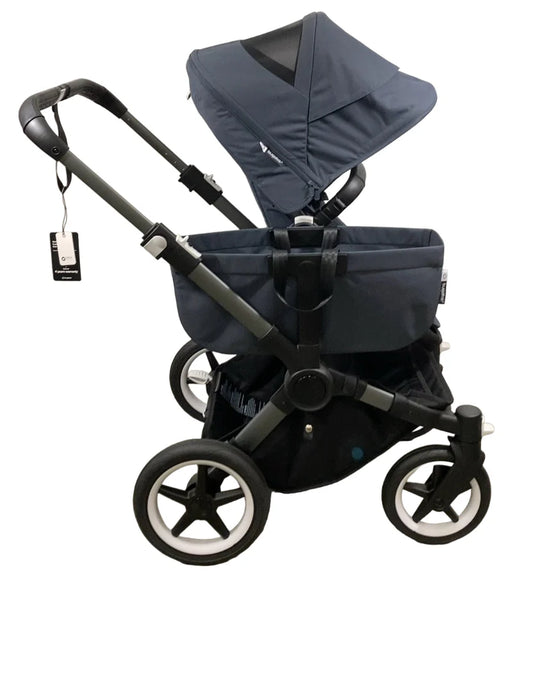 Shop Bugaboo Donkey 5 Mono Stroller, 2022, Graphite, Stormy Blue, Stormy Blue at Goodbuygears