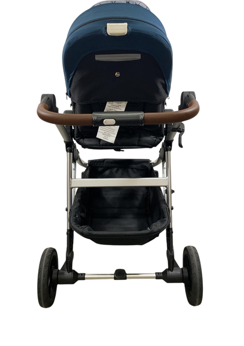 Shop Mockingbird Single to Double 2.0 Stroller, 2024, Sea, Silver With Penny Leather, Windowpane at Goodbuygears