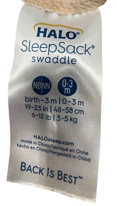 Shop DRAFT - Halo Micro-Fleece Swaddle, Gingham Tan, Newborn at Goodbuygears