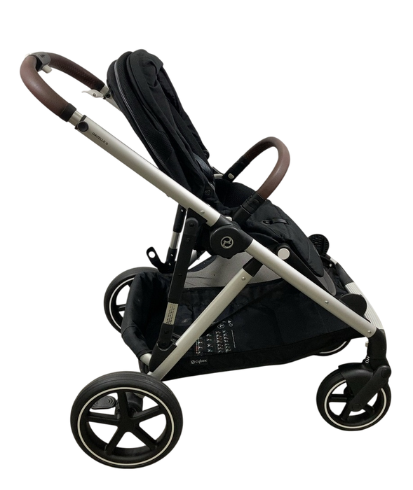 Shop Cybex Gazelle S Modular Stroller, 2023, Moon Black, Silver Frame at Goodbuygears