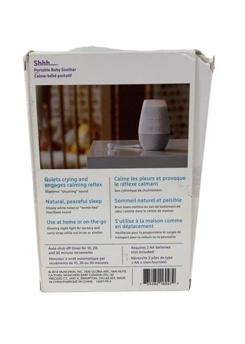 Shop Munchkin Shhh Portable Baby Sleep Soother at Goodbuygears