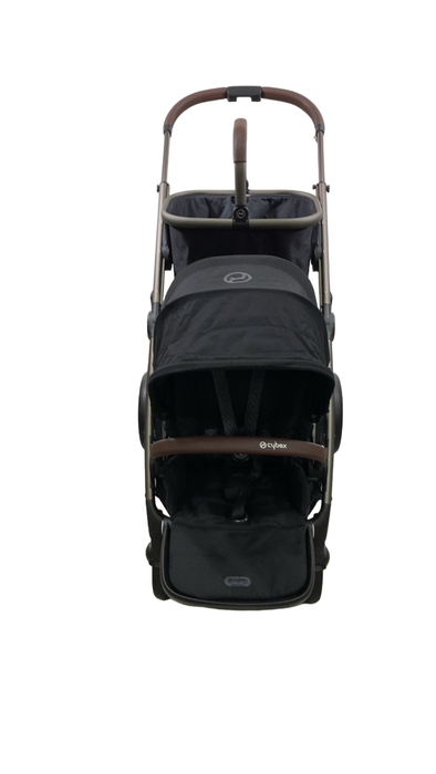Shop Cybex Gazelle S Modular Stroller, 2023, Moon Black, Taupe Frame at Goodbuygears