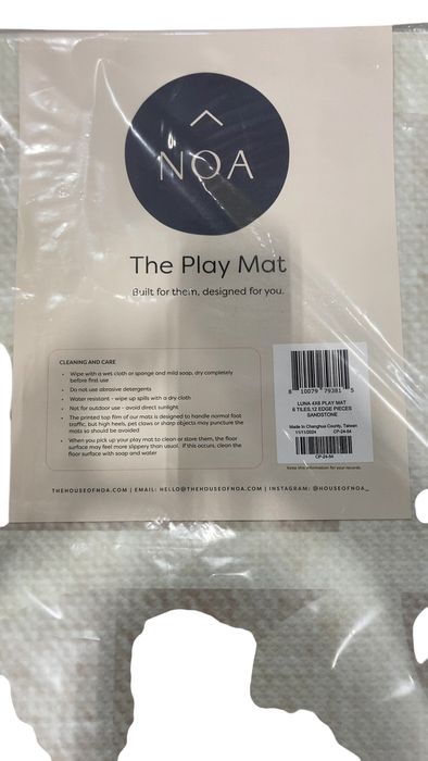 Shop House of Noa Little Nomad Play Mat, Sandstone, Luna, 4x6 at Goodbuygears
