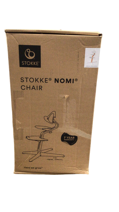 Shop Stokke Nomi Chair, White/Natural at Goodbuygears