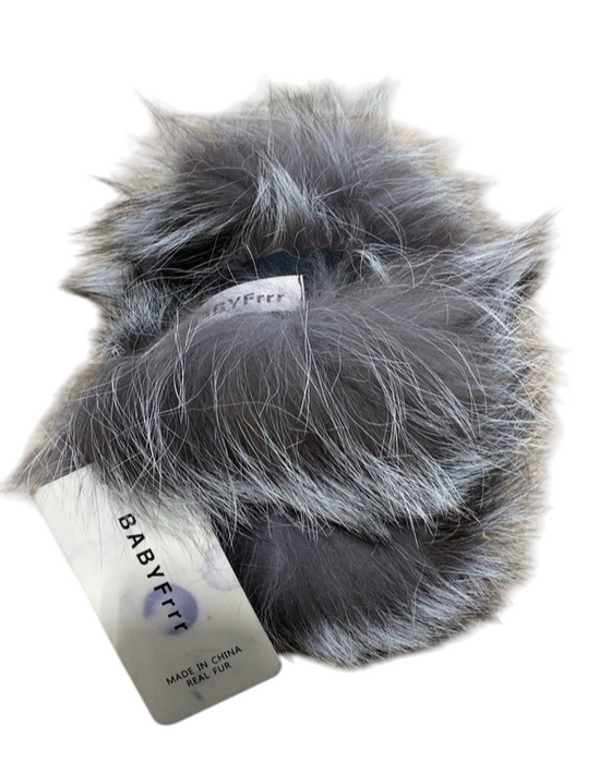 Shop BabyFrrr Faux Fur Stroller Hood Trim, Grey/White at Goodbuygears