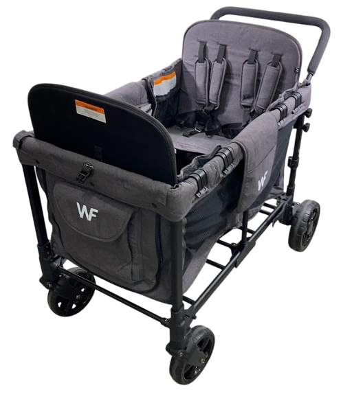 Shop Wonderfold W4 Multifunctional Quad Stroller Wagon, Charcoal Grey, 2024 at Goodbuygears