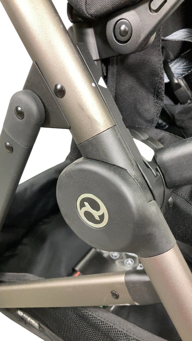 Shop Cybex Gazelle S Modular Stroller, 2023, Moon Black, Taupe Frame at Goodbuygears