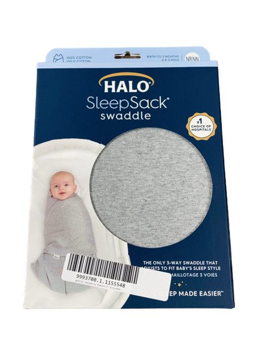Shop Halo SleepSack Swaddle, Newborn, Heather Gray at Goodbuygears