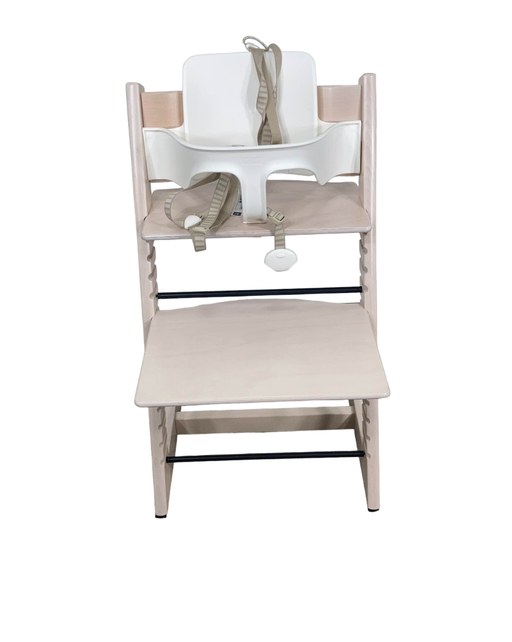 Shop Stokke Tripp Trapp High Chair With Baby Set, 2, Whitewash at Goodbuygears