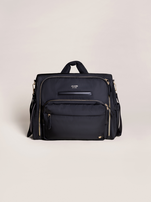 Shop JuJuBe Satchel Diaper Bag, Black at Goodbuygears