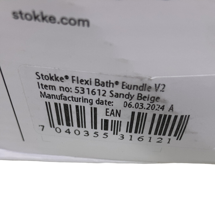 Shop Stokke Flexi Bath Bundle Pack, Regular, Sandy Beige at Goodbuygears