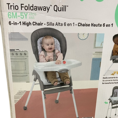 Shop Ingenuity Trio Foldaway 6-in-1 High Chair, Quill at Goodbuygears
