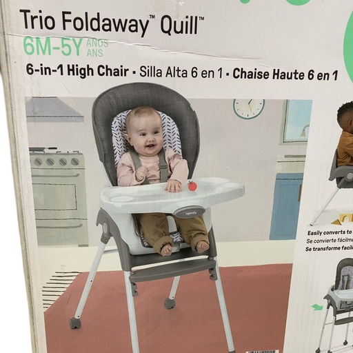 Shop Ingenuity Trio Foldaway 6-in-1 High Chair, Quill at Goodbuygears