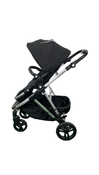Shop Mockingbird Single 2.0 Stroller, 2024, Silver with Black Leather, Watercolor Drops, Black at Goodbuygears