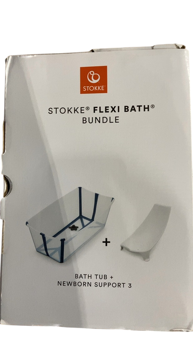 Shop Stokke Flexi Bath Bundle Pack, Regular, Transparent Ocean Blue at Goodbuygears