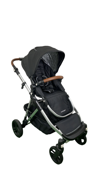 Shop Mockingbird Single to Double 2.0 Stroller, 2024, Black, Silver With Penny Leather, Windowpane at Goodbuygears