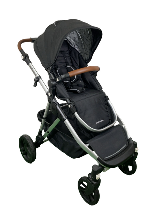 Shop Mockingbird Single to Double 2.0 Stroller, 2024, Black, Silver With Penny Leather, Windowpane at Goodbuygears