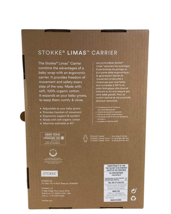 Shop Stokke Limas Carrier, Grey Melange at Goodbuygears