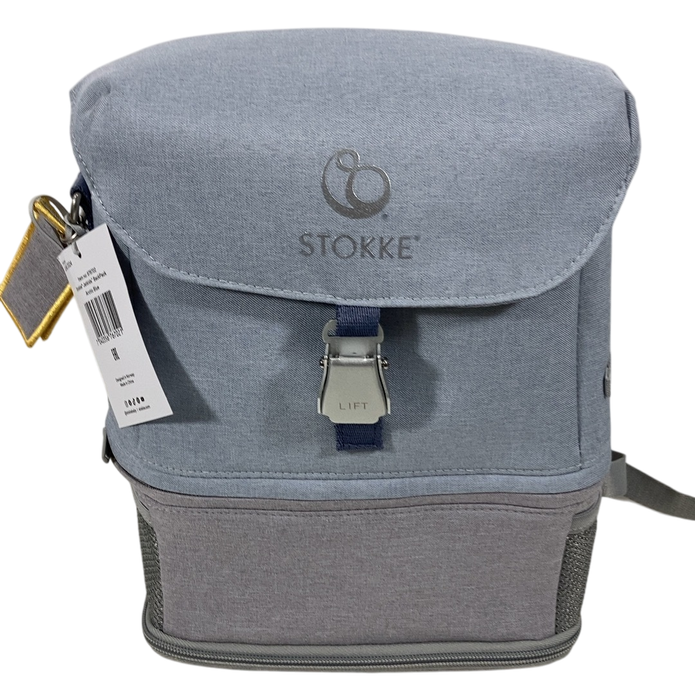 Shop Stokke JetKids BedBox + Crew Backpack Travel Bundle, Arctic Blue at Goodbuygears