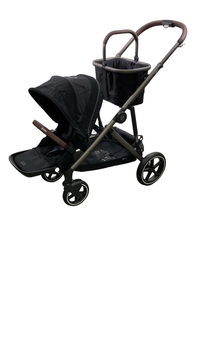 Shop Cybex Gazelle S Modular Stroller, 2023, Moon Black, Taupe Frame at Goodbuygears