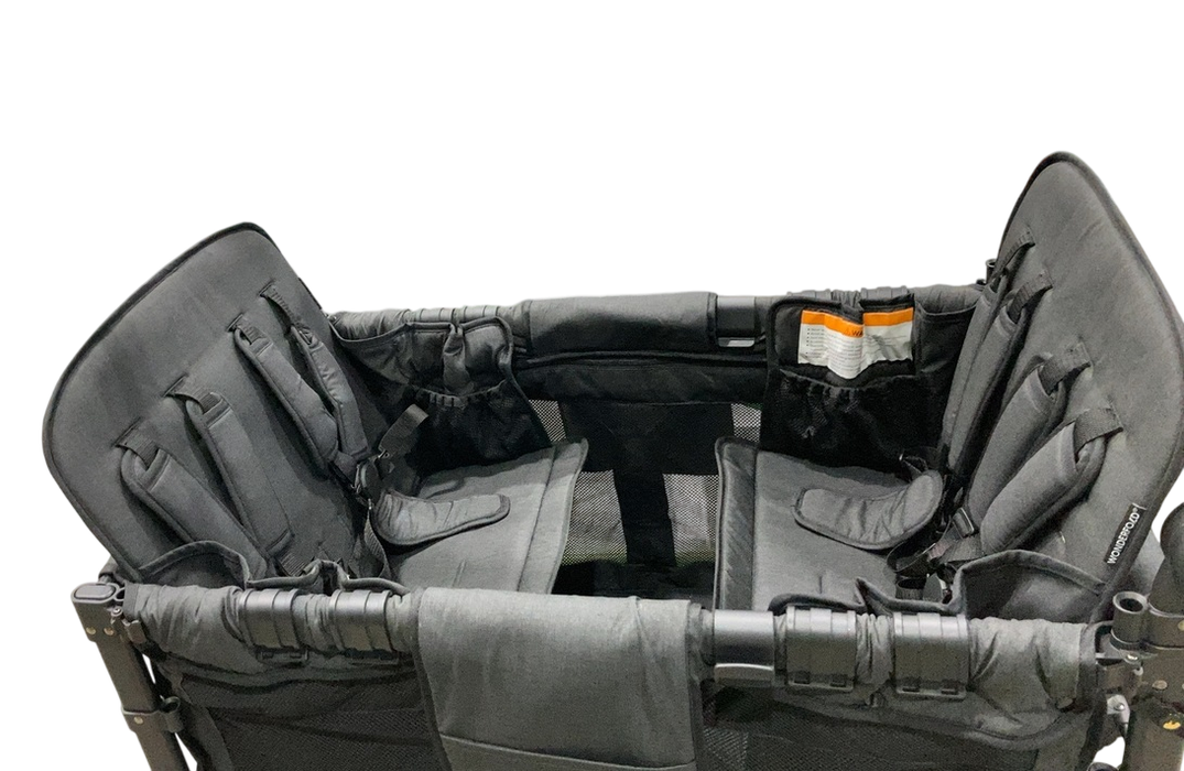 Shop Wonderfold W4 Luxe Quad Stroller Wagon, 2024, Charcoal Grey with Black Frame at Goodbuygears