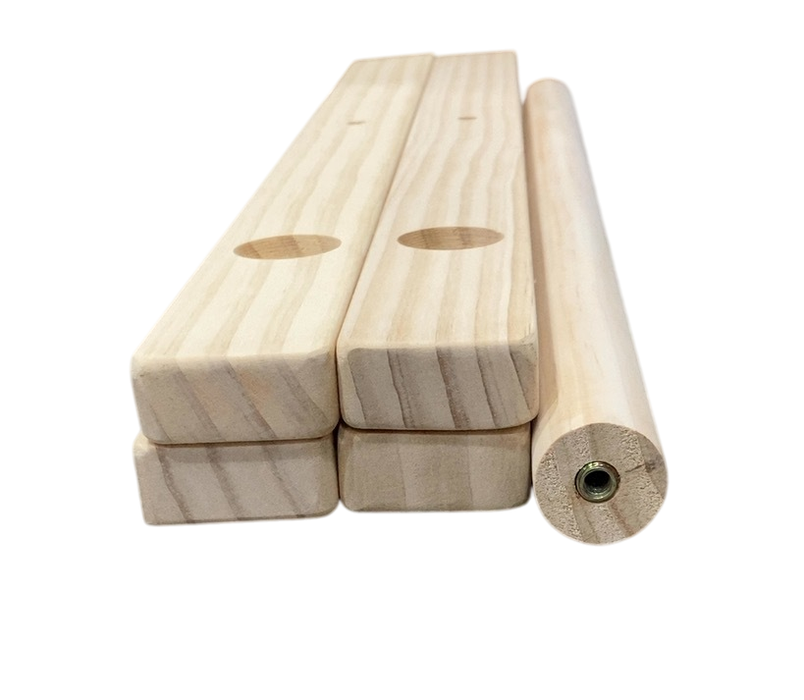 Shop Poppyseed Play Wooden Baby Gym, Natural Wood w/ No Toys Included at Goodbuygears