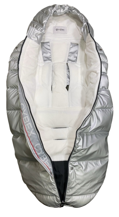 Shop Cybex Platinum Winter Footmuff, Artic Silver at Goodbuygears